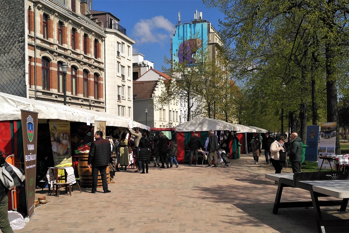 Brüssel Markt Rumänischer Frühling