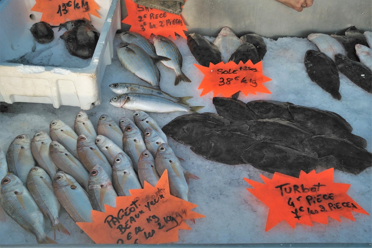 Fischmarkt Carro Frankreich