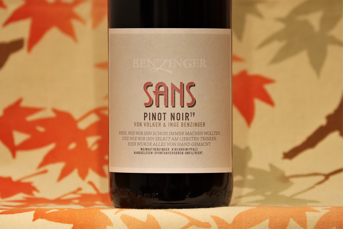 Benzinger Pinot Noir Sans