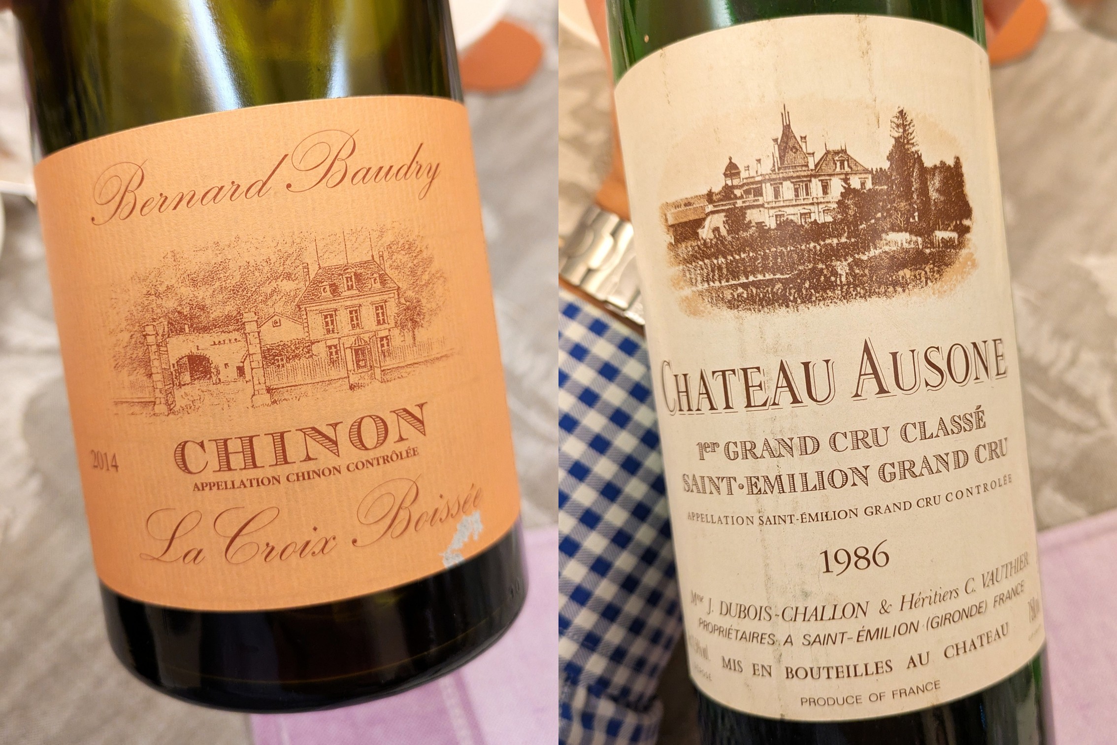 Blind Tasting Baudry Ausone