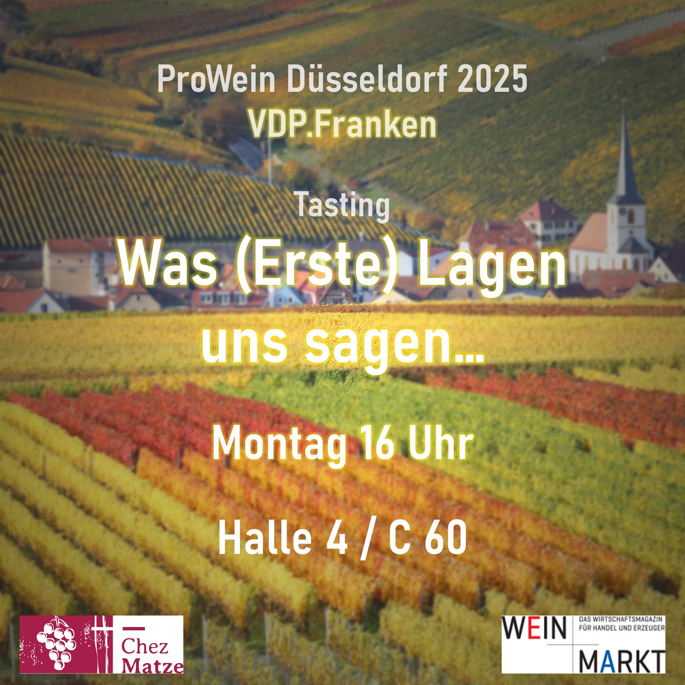 ProWein 2025 Tasting erste Lagen VDP.Franken