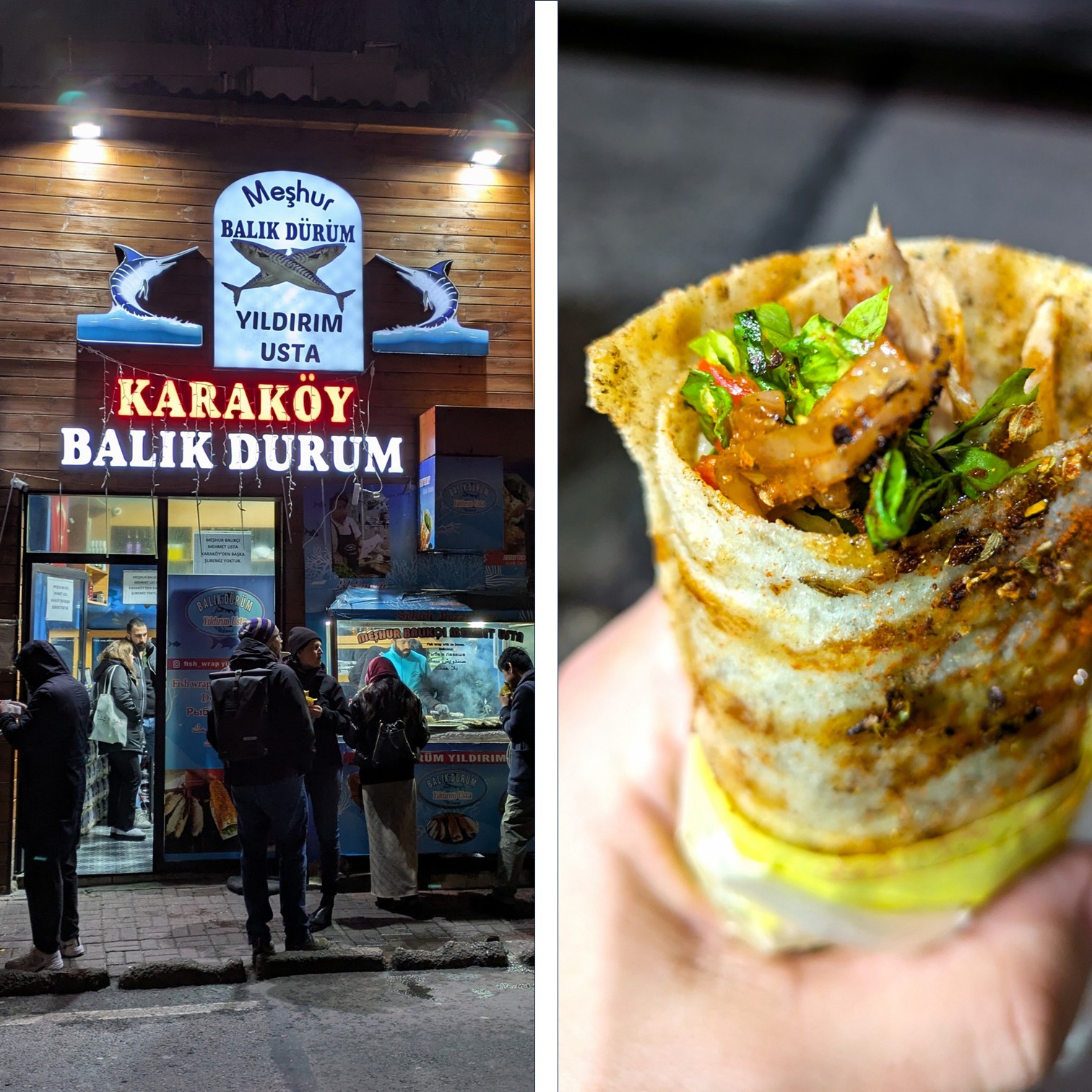Istanbul balik Dürüm