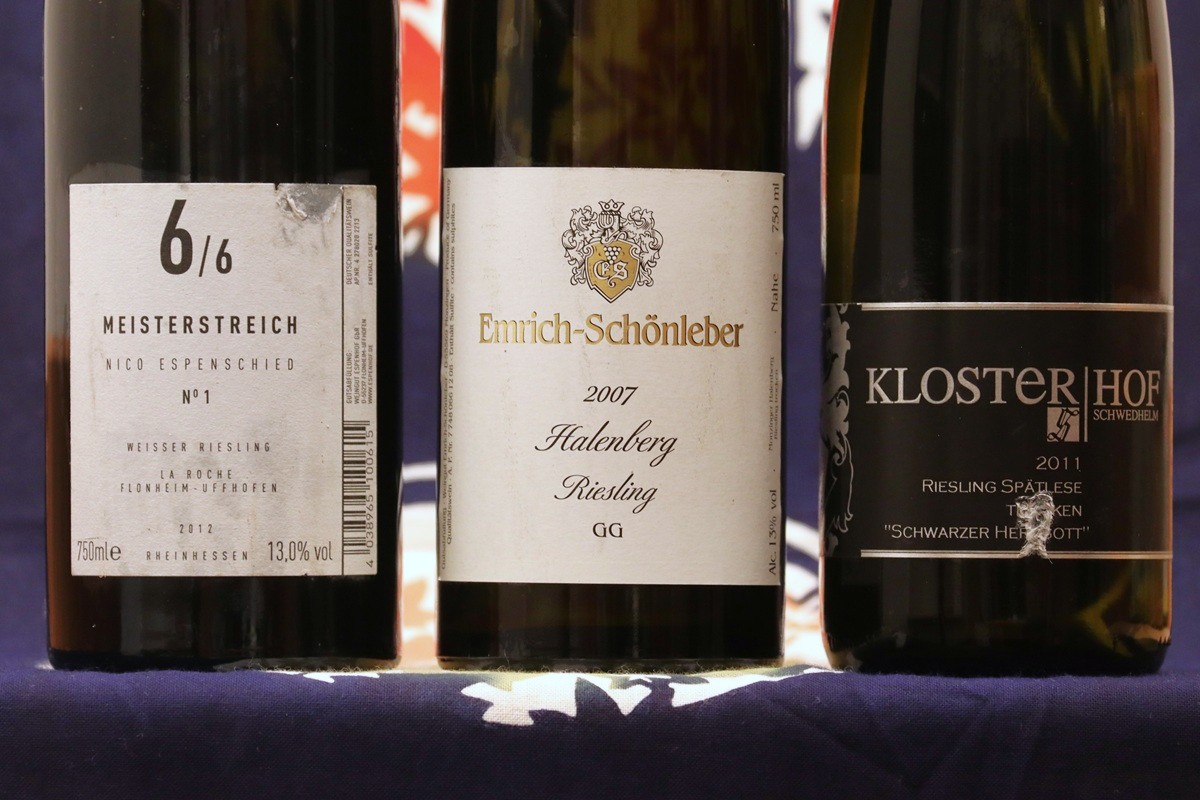 Flaschenreife Riesling
