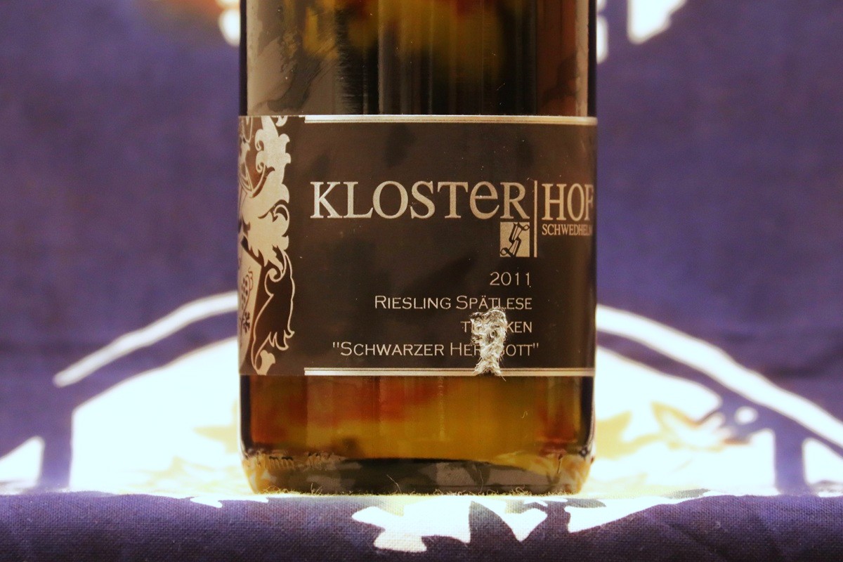 Flaschenreife Schwedhelm Schwarzer Herrgott 2011