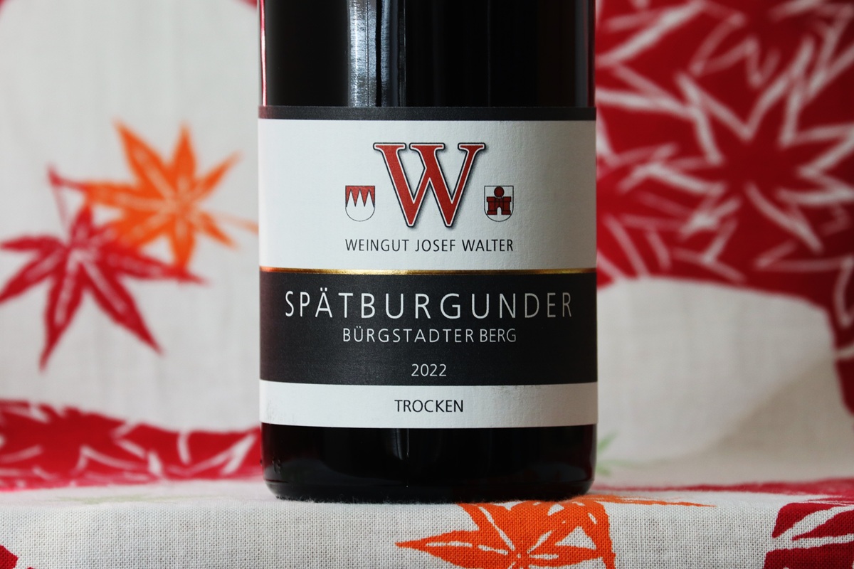 Weinflasche Josef Walter Spätburgunder