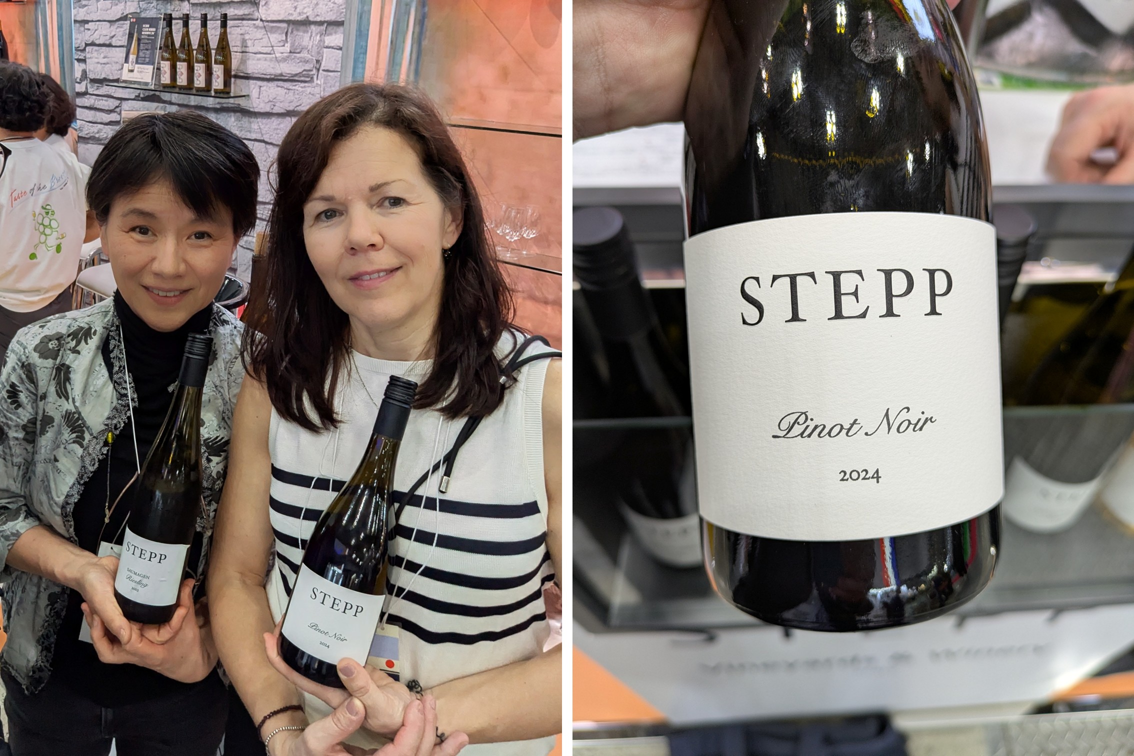 Sayumi Sawabe und Lídia Becvar auf der ProWine Tokyo 2026, Gerd Stepp Winery